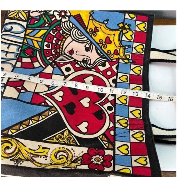 Brighton Queen Of Love Tote Bag With Heart Design & Bold Colors PurseTote Bag - Picture 15 of 16